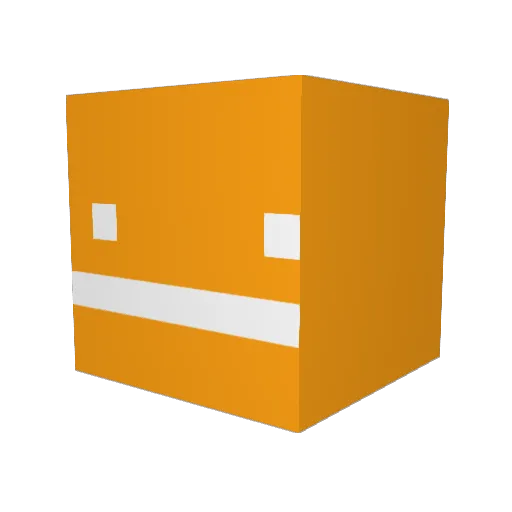 Odditivity Minecraft avatar head, 3D render
