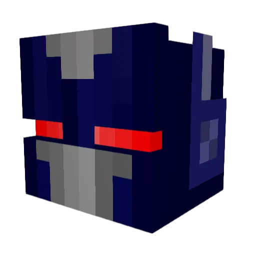 Oddity3000 Minecraft avatar head, 3D render