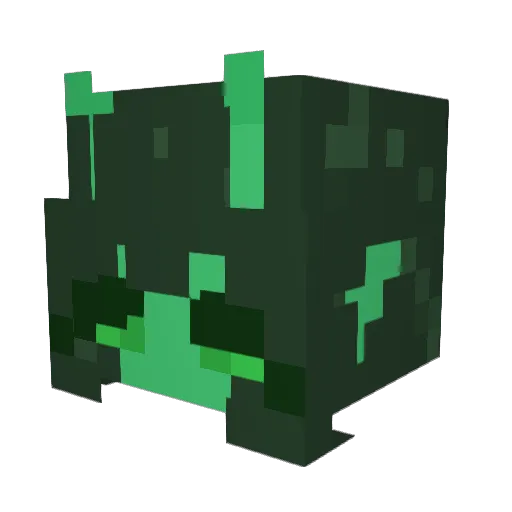 Oddity64 Minecraft avatar head, 3D render