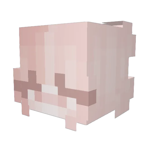 OddityToast Minecraft avatar head, 3D render