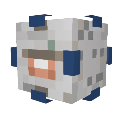 Oddiums Minecraft avatar head, 3D render