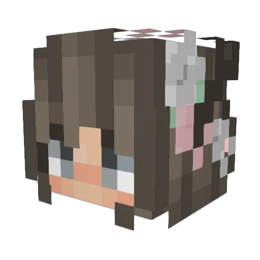 Oddyl Minecraft avatar head, 3D render