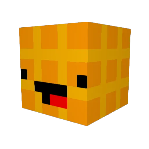 Oddyyy Minecraft avatar head, 3D render