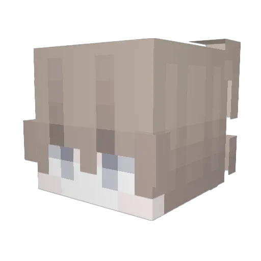Odegaard7 Minecraft avatar head, 3D render