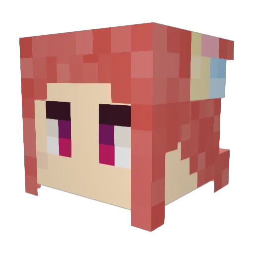 OdenMogu Minecraft avatar head, 3D render