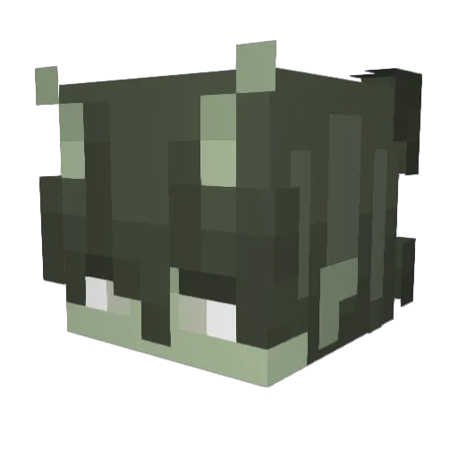 Odenides Minecraft avatar head, 3D render