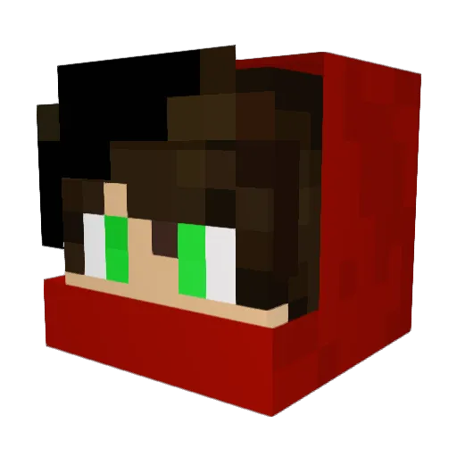 Odensama0718 Minecraft avatar head, 3D render