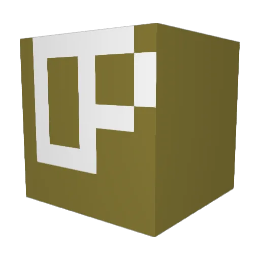 OdensePilsner Minecraft avatar head, 3D render