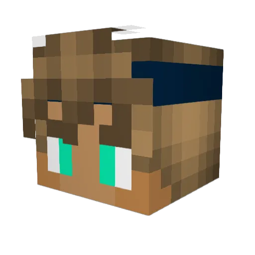 Odes_Lawk Minecraft avatar head, 3D render