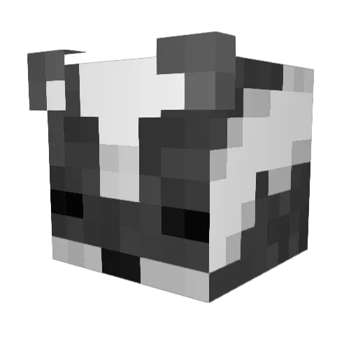 Odetsi Minecraft avatar head, 3D render