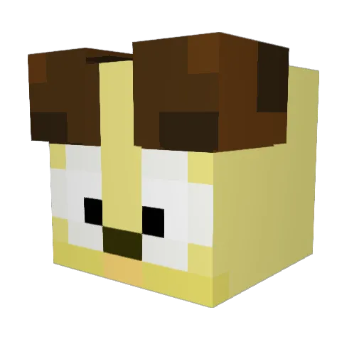 OdiPlayz Minecraft avatar head, 3D render