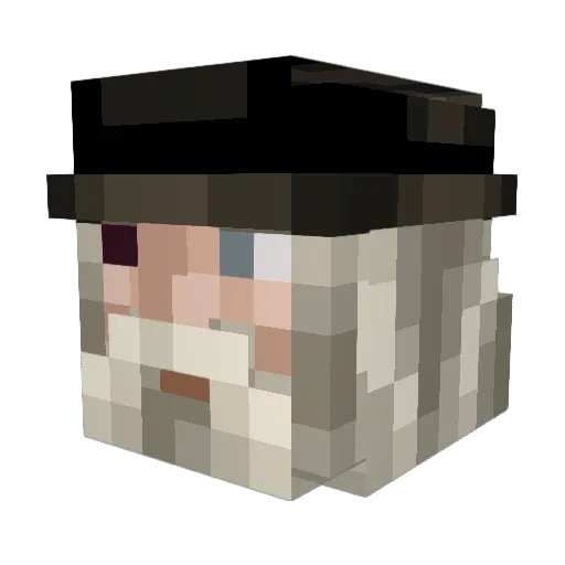 Odin0910 Minecraft avatar head, 3D render