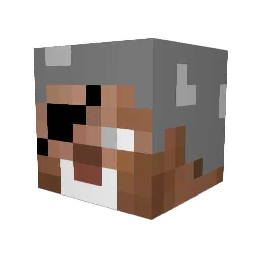OdinOneEye Minecraft avatar head, 3D render