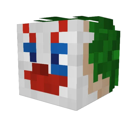 OdinTheViking Minecraft avatar head, 3D render