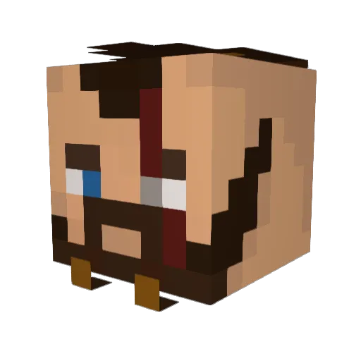Odin_OneEye Minecraft avatar head, 3D render