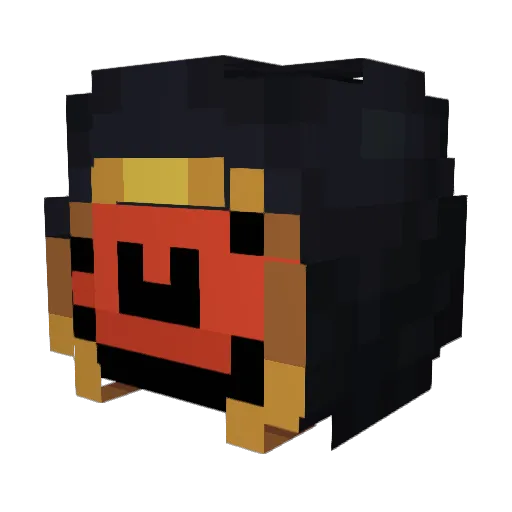 Odingamer19 Minecraft avatar head, 3D render