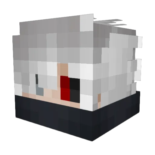 Odinoko Minecraft avatar head, 3D render