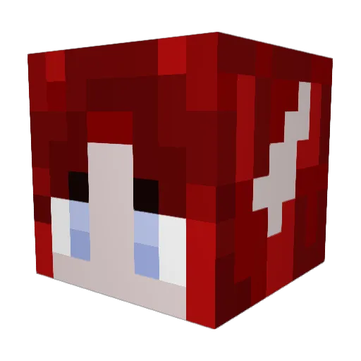 OdinsKadaver Minecraft avatar head, 3D render