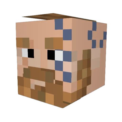 Odinsson9099 Minecraft avatar head, 3D render