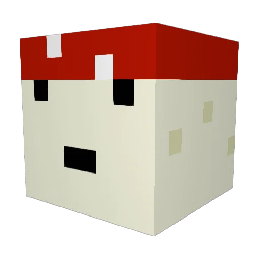 Odjur Minecraft avatar head, 3D render