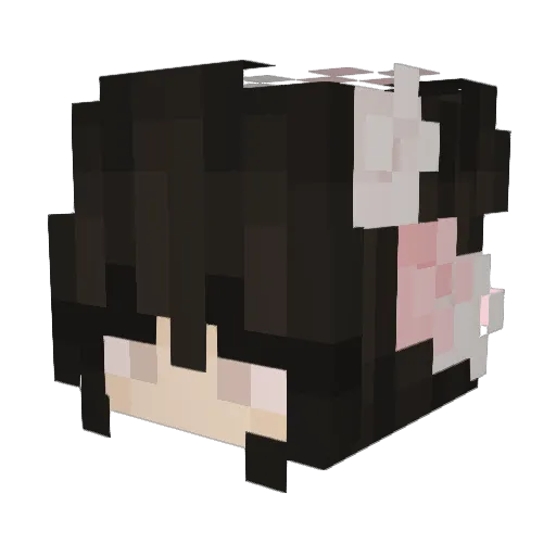 Odneus_ Minecraft avatar head, 3D render