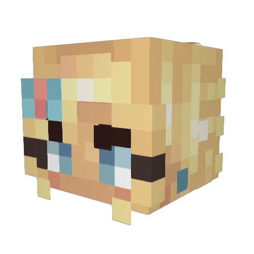 OdorlessMars Minecraft avatar head, 3D render