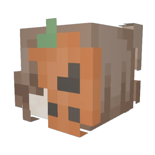 OdreA Minecraft avatar head, 3D render