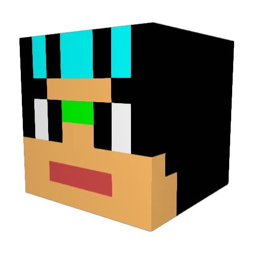 OdstBryan Minecraft avatar head, 3D render