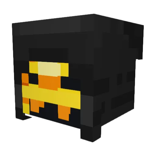 Odsters Minecraft avatar head, 3D render