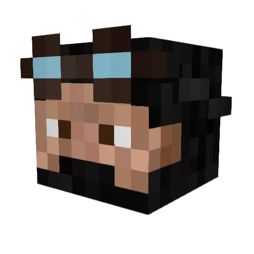 OdysseyDead Minecraft avatar head, 3D render