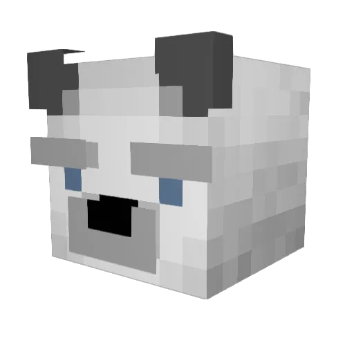OdysseyK Minecraft avatar head, 3D render