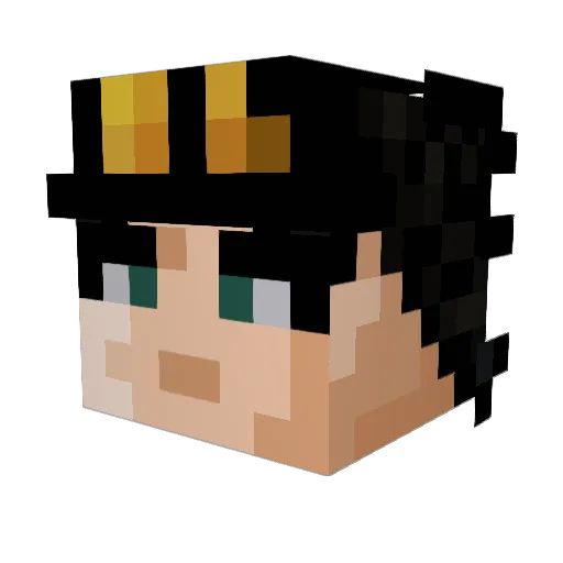 Odysseygaming Minecraft avatar head, 3D render