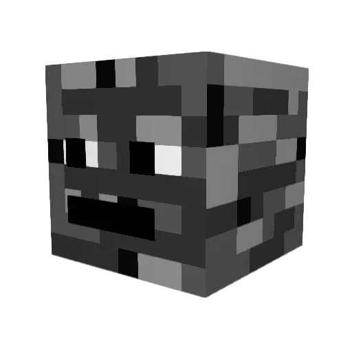 Odz0 Minecraft avatar head, 3D render