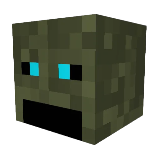 OeHtTaM_ Minecraft avatar head, 3D render