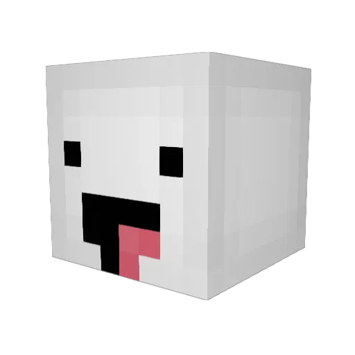 Oeb25 Minecraft avatar head, 3D render