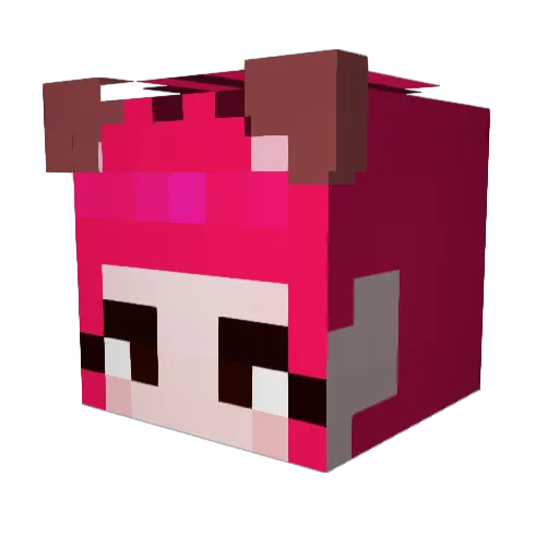 Oec739 Minecraft avatar head, 3D render