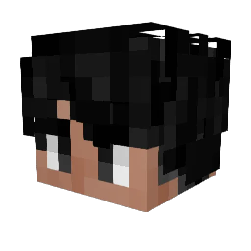 Oedowolf Minecraft avatar head, 3D render