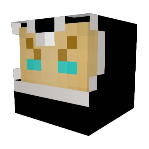 Oemcke Minecraft avatar head, 3D render