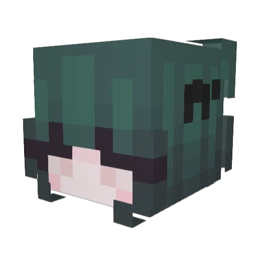 OfSeaAndStars Minecraft avatar head, 3D render