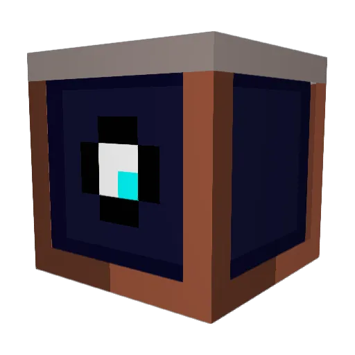 OfShellandVoid Minecraft avatar head, 3D render