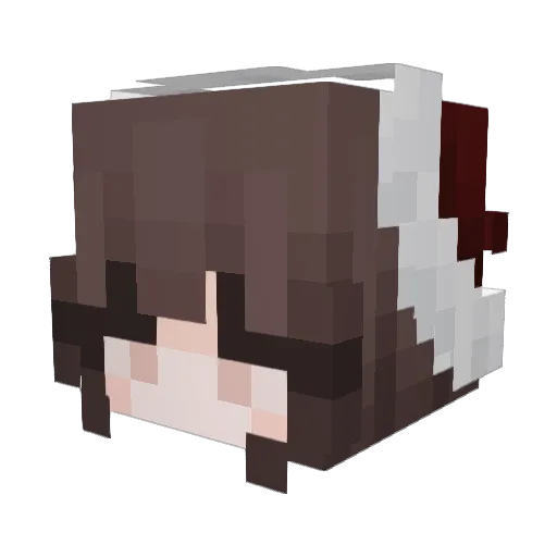 Ofdex Minecraft avatar head, 3D render