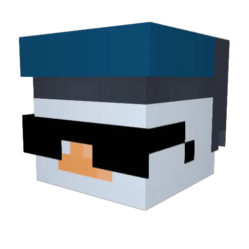 Ofermi Minecraft avatar head, 3D render