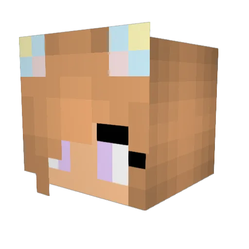 OffDoubloon2734 Minecraft avatar head, 3D render