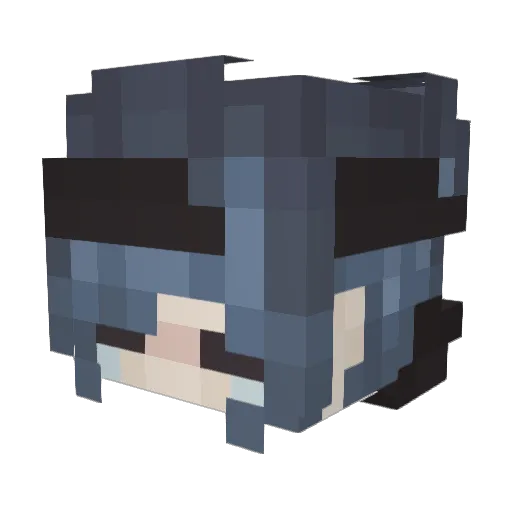 OffGang Minecraft avatar head, 3D render