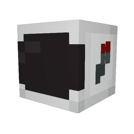 OffPulse_ Minecraft avatar head, 3D render