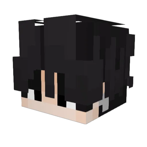 OffSae Minecraft avatar head, 3D render