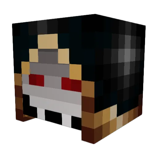 OffSetMeat Minecraft avatar head, 3D render