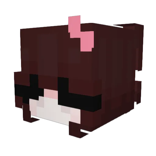 OffThePuff Minecraft avatar head, 3D render