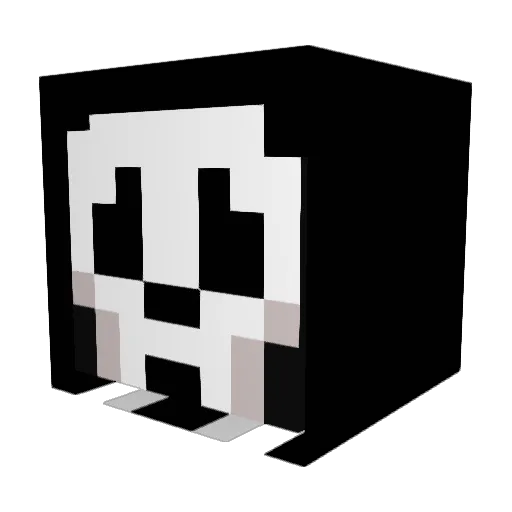 OffTheRaces Minecraft avatar head, 3D render