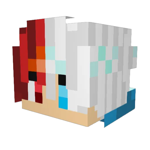 OffTheRadar0515 Minecraft avatar head, 3D render